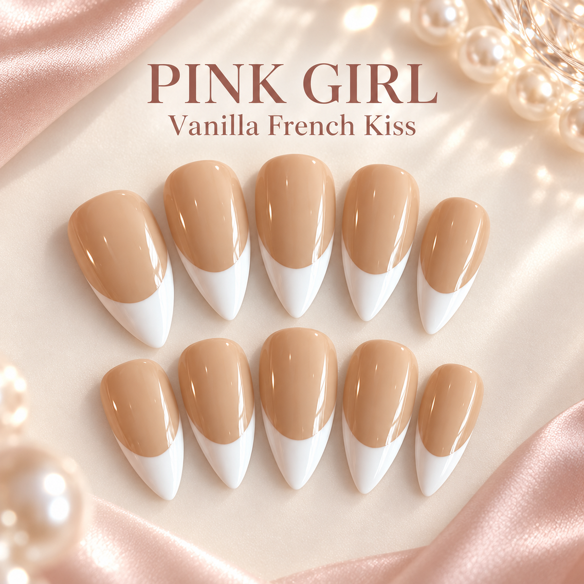 Vanilla French Kiss Press-On Nails