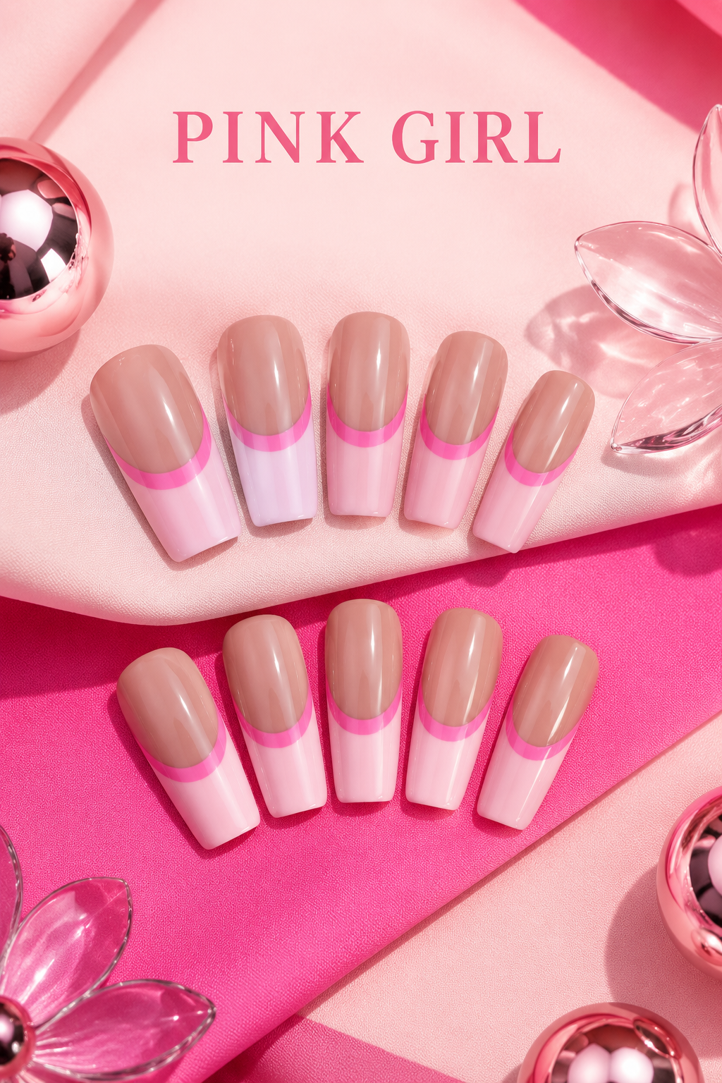 Pop French Press-On Nails