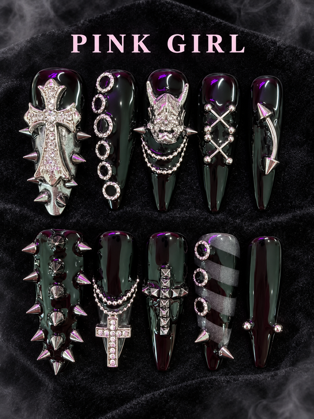 Cross Armor Press-On Nails