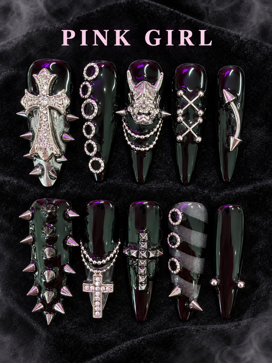 Cross Armor Press-On Nails
