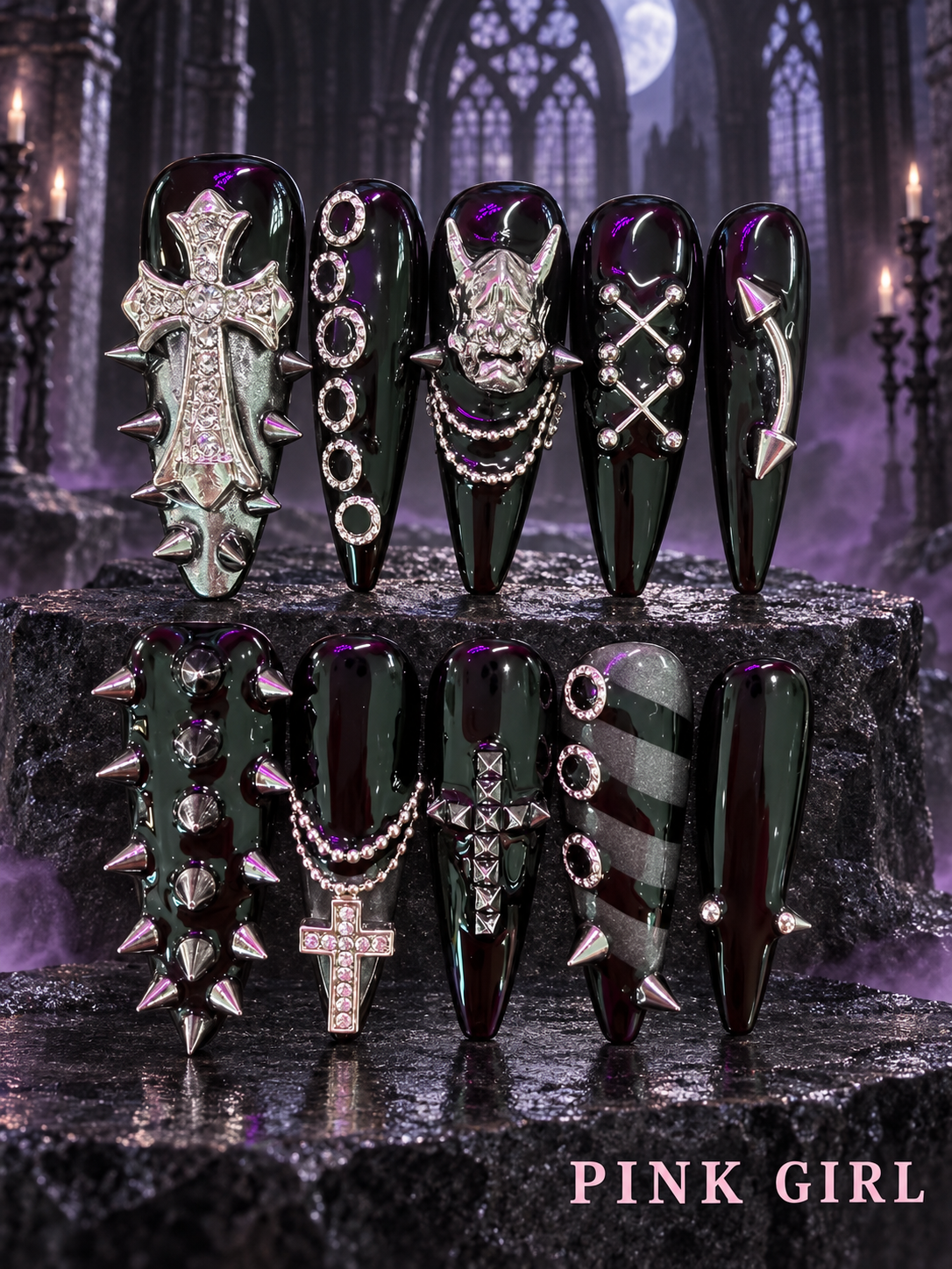 Cross Armor Press-On Nails