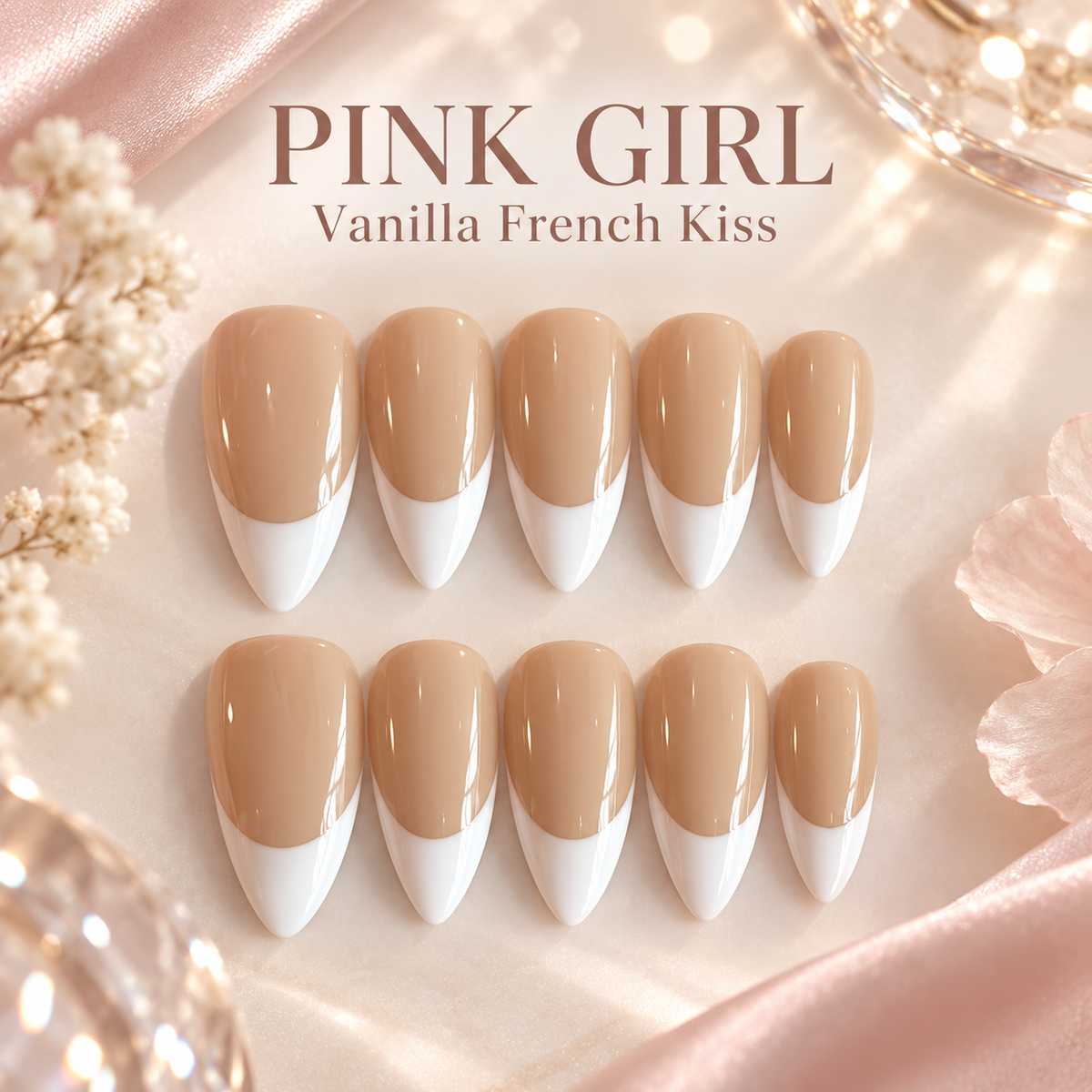 Vanilla French Kiss Press-On Nails
