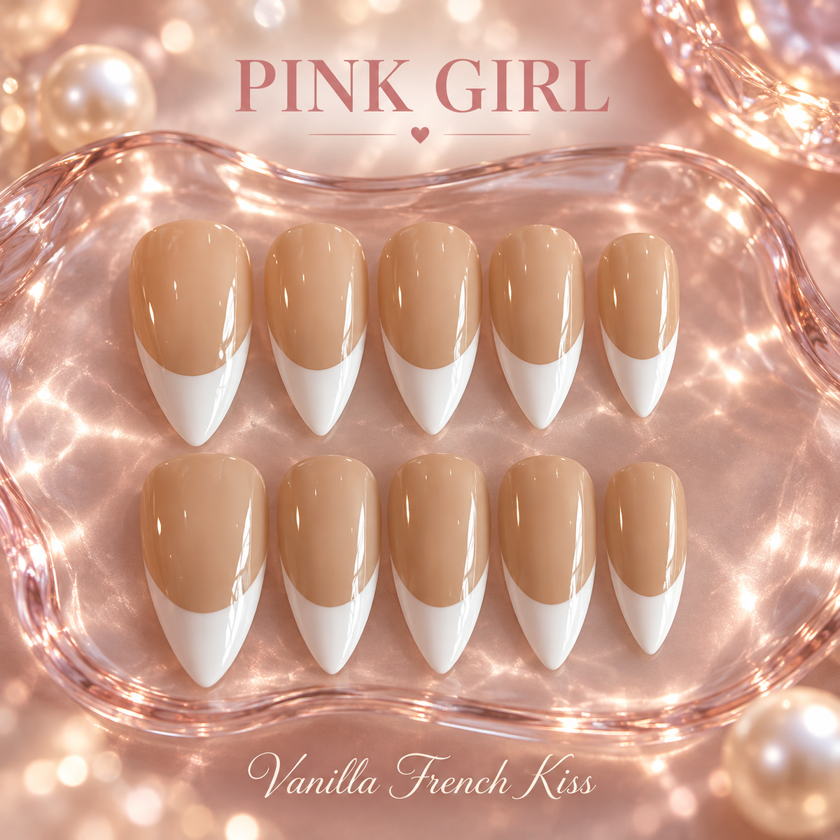 Vanilla French Kiss Press-On Nails